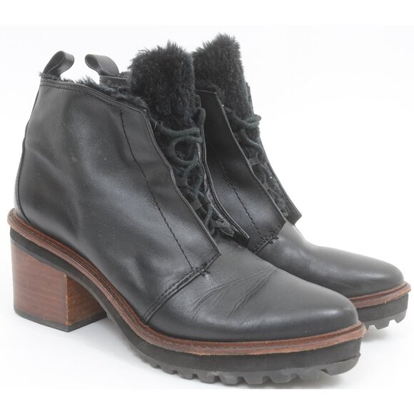 Kelsi Dagger Shoes - Kelsi Dagger Brooklyn Patterson Block-Heel Booties Women's 9 Chunky Lug